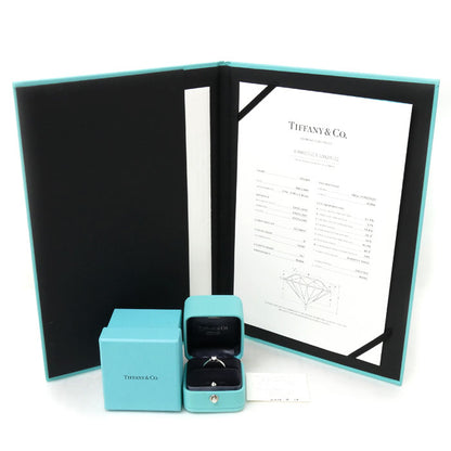 TIFFANY&Co. ティファニー Pt950プラチナ ハーモニー リング・指輪 ダイヤモンド0.23ct 10.5号 3.2g レディース【中古】【美品】