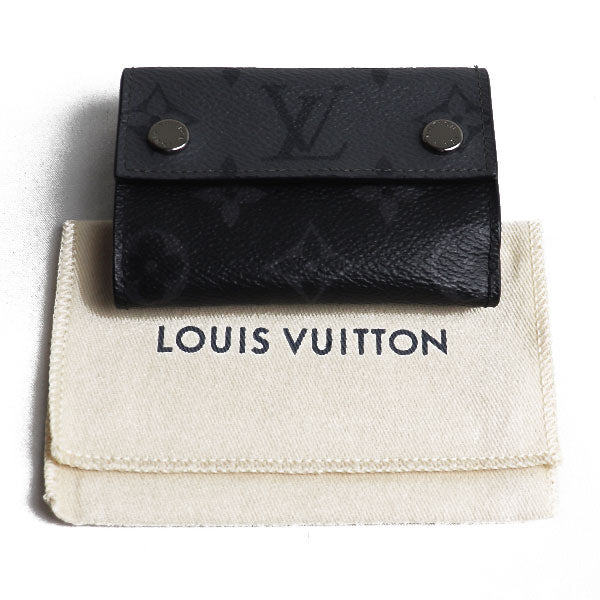 LOUIS VUITTON ルイ・ヴィトン モノグラム・エクリプス リバース ディスカバリー・コンパクト ウォレット 三つ折り財布 モノグラム・エクリプス M45417 FH0271 ユニセックス【中古】