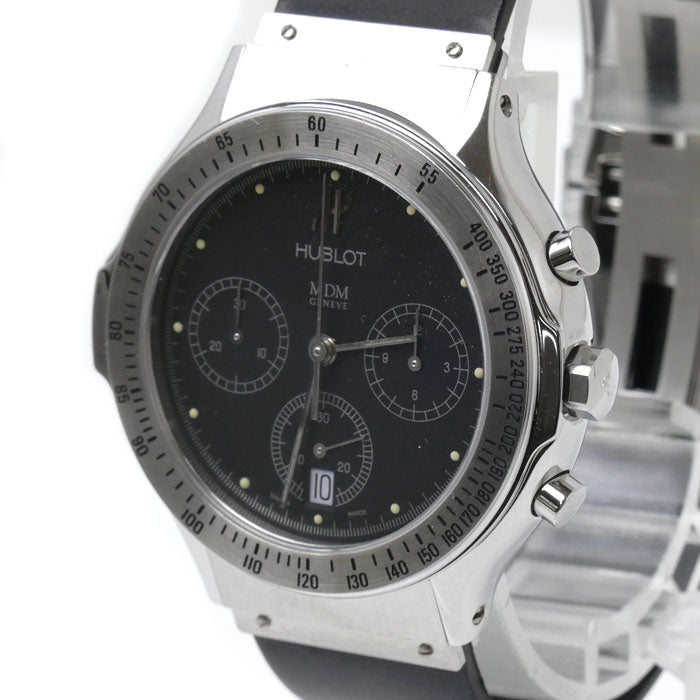 HUBLOT ウブロ MDM クロノグラフ 腕時計 電池式 1621.1 メンズ – 古恵良質店