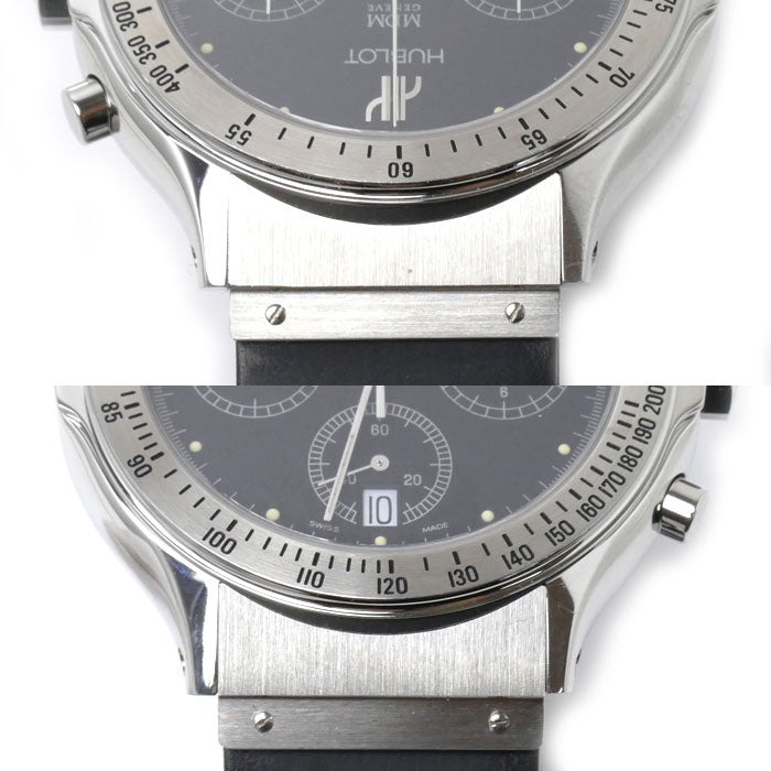 HUBLOT ウブロ MDM クロノグラフ 腕時計 電池式 1621.1 メンズ – 古恵良質店