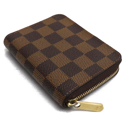 LOUIS VUITTON ルイ・ヴィトン ジッピーコインパース コインケース ダミエ ブラウン N63070 TH2039 レディース【中古】