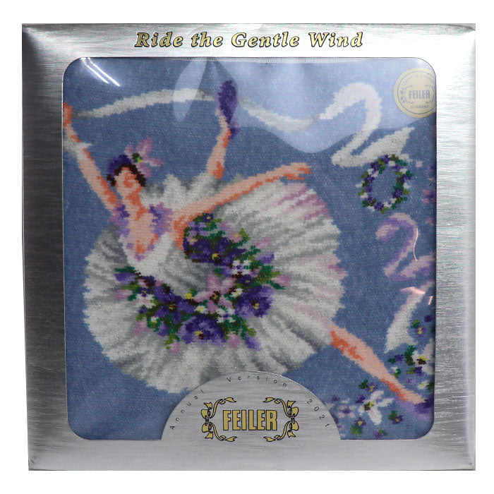 FEILER フェイラー Annual Version 2021 ハンカチ Ride the Gentle Wind レディース【中古】【極美品】