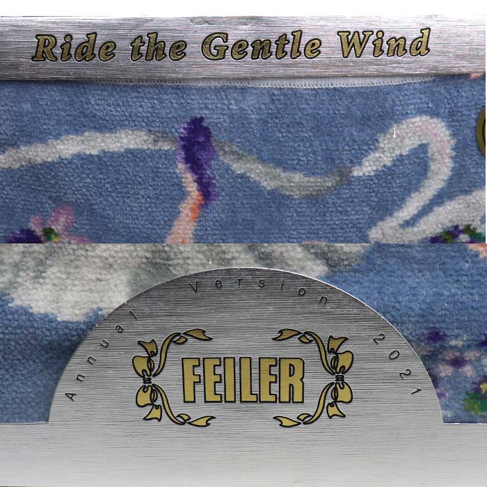 FEILER フェイラー Annual Version 2021 ハンカチ Ride the Gentle Wind レディース【中古】【極美品】