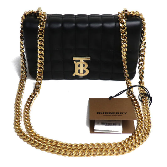 BURBERRY バーバリー ミニ ローラ ショルダーバッグ ブラック 80594921 レディース【中古】【美品】