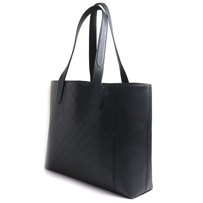 LOUIS VUITTON ルイ・ヴィトン カバ・ヴォワヤージュ トートバッグ ダミエアンフィニ ブラック N41493 UB4126 メンズ【中古】