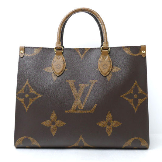 LOUIS VUITTON ルイ・ヴィトン オンザゴーMM トートバッグ ジャイアントリバース M45321 FP2230 レディース【中古】【美品】