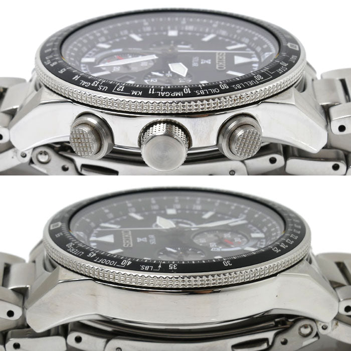 SEIKO セイコー PROSPEX 海外モデル 腕時計 ソーラー メンズ V192-0AA0【中古】