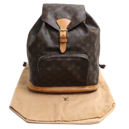 LOUIS VUITTON ルイ・ヴィトン モンスリGM リュック・デイパック モノグラム M51135 SP0031 レディース【中古】