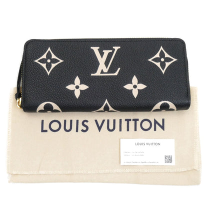 LOUIS VUITTON ルイ・ヴィトン ポルトフォイユクレマンス 長財布 ラウンドファスナー バイカラーアンプラント M82338 ICチップ レディース【未使用】【買取品】