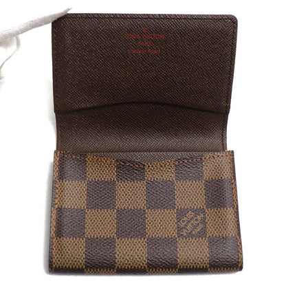 LOUIS VUITTON ルイ・ヴィトン アンヴェロップ カルト ドゥ ヴィジット カードケース ダミエ N62920 CA1016 ユニセックス【中古】