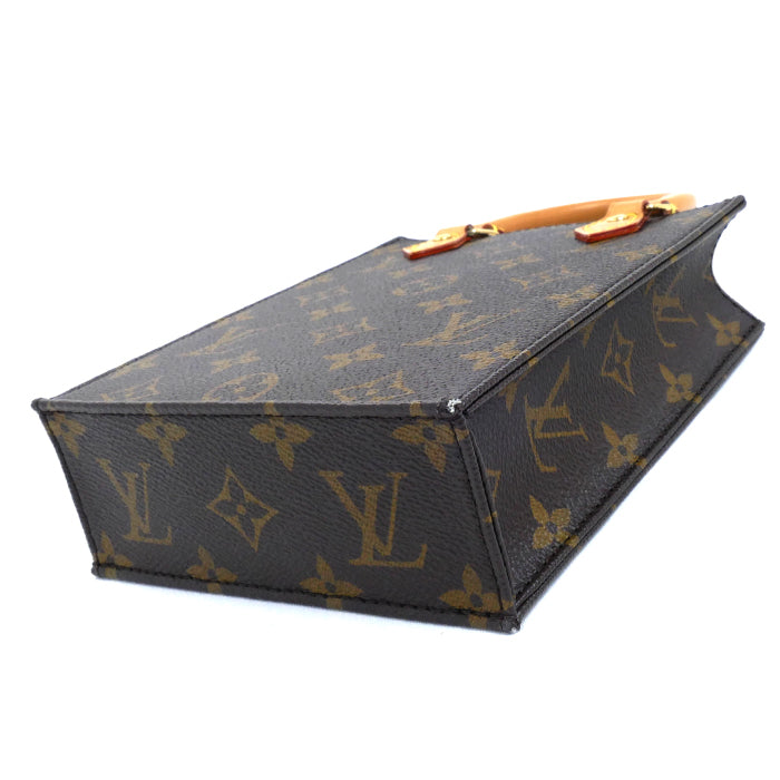 LOUIS VUITTON ルイ・ヴィトン プティット サックプラ 2Wayショルダーバッグ モノグラム ブラウン M69442 ICチップ レディース【中古】