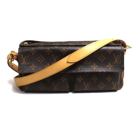 LOUIS VUITTON ルイ・ヴィトン ヴィバシテMM ショルダーバッグ モノグラム ブラウン M51164 AR0056 レディース【中古】