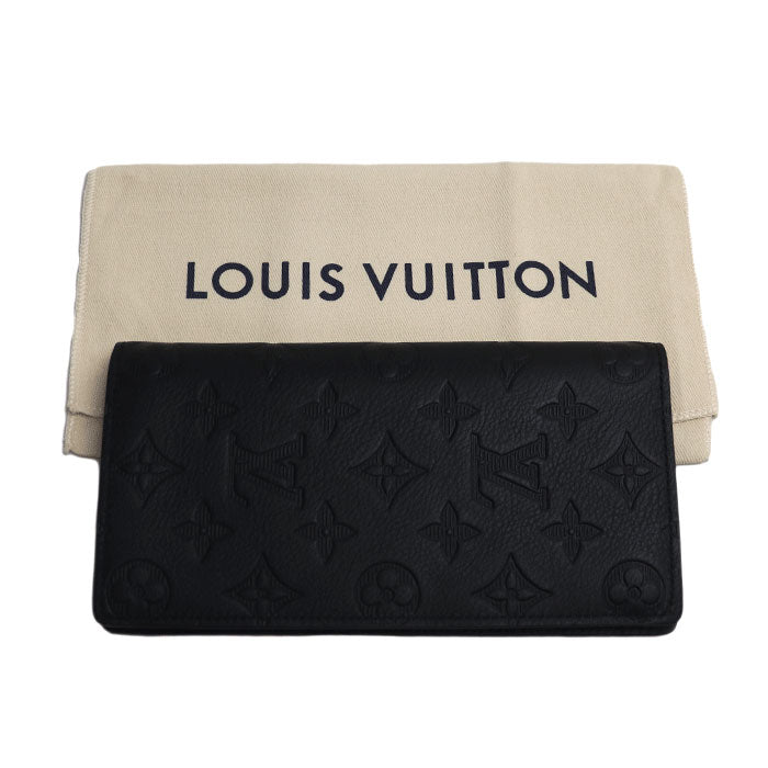 LOUIS VUITTON ルイ・ヴィトン ポルトフォイユブラザ 長財布 モノグラムシャドウ ブラック M62900 ICタグ メンズ【未使用】【買取品】