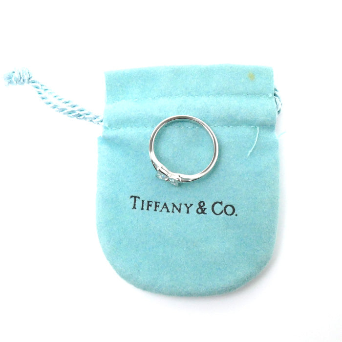 TIFFANY&Co. ティファニー Pt950プラチナ ビクトリア リング・指輪 ダイヤモンド 11号 3.1g レディース【中古】【美品】