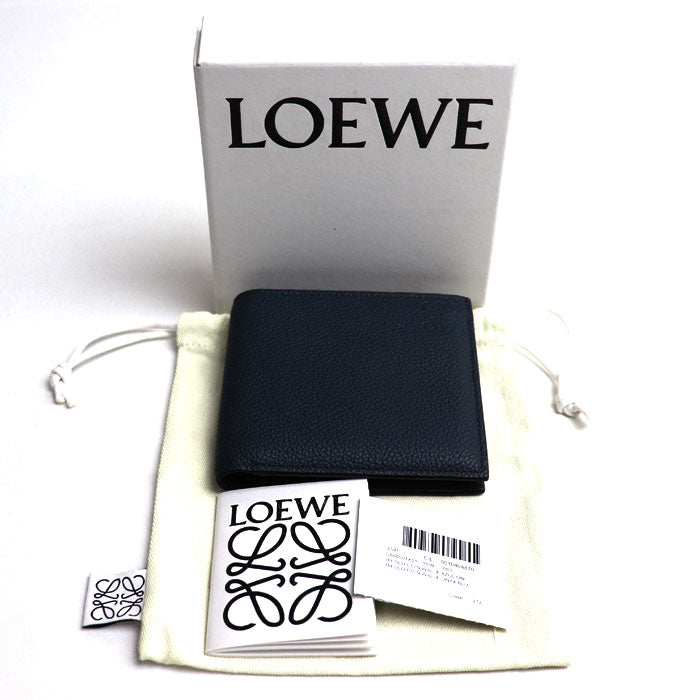 LOEWE ロエベ バイフォールド コインウォレット 二つ折り財布 ネイビー オニキスブルー C660501X01 メンズ – 古恵良質店