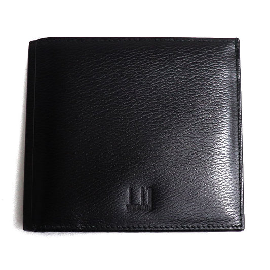 Dunhill ダンヒル 二つ折り財布 ブラック WG3000A メンズ【中古】