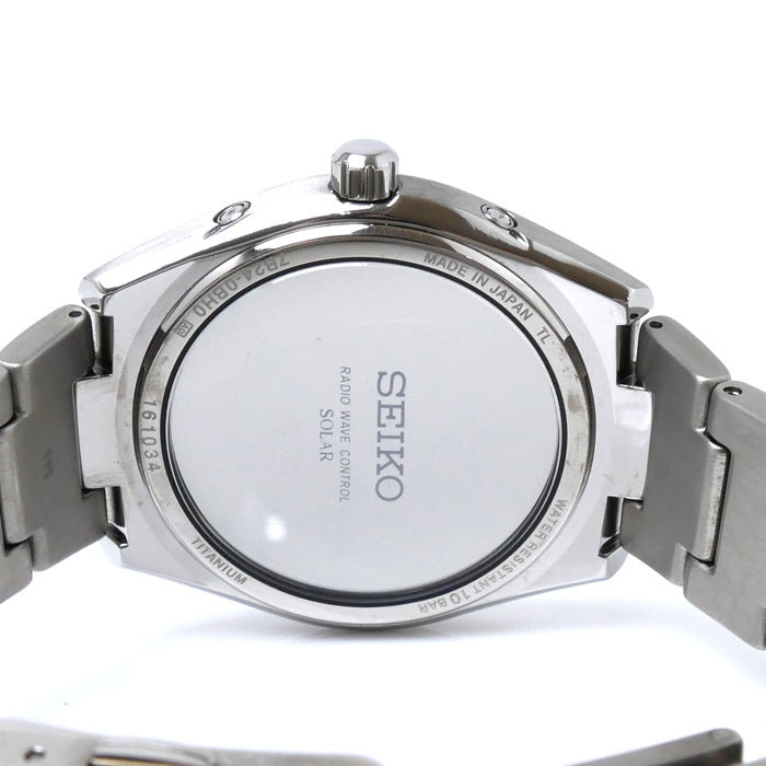 SEIKO セイコー ブライツ 腕時計 ソーラー シルバー SAGZ083/7B24-0BH0 電波 メンズ【中古】