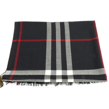 BURBERRY バーバリー ジャイアントチェック マフラー ネイビー 8015406 ユニセックス【未使用】【買取品】