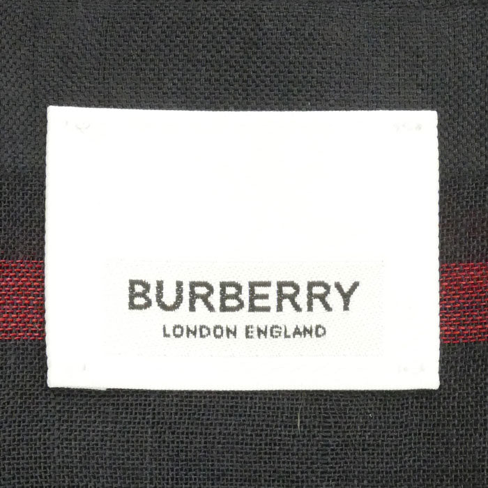 BURBERRY バーバリー ジャイアントチェック マフラー ネイビー 8015406 ユニセックス【未使用】【買取品】