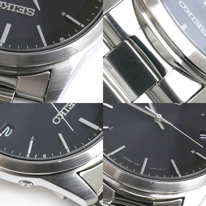 SEIKO セイコー セイコーセレクション 電波 腕時計 ソーラー SBTM255/7B24-0BR0 メンズ【中古】【美品】