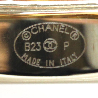 CHANEL シャネル メタル ラインストーン ココマーク スクエア リング・指輪 ABA238 14号 22.0g レディース【中古】