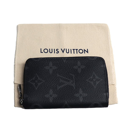 LOUIS VUITTON ルイ・ヴィトン ジッピー・コインパース ヴェルティカル コインケース モノグラム・エクリプス ブラック M81662 IC メンズ【中古】【美品】