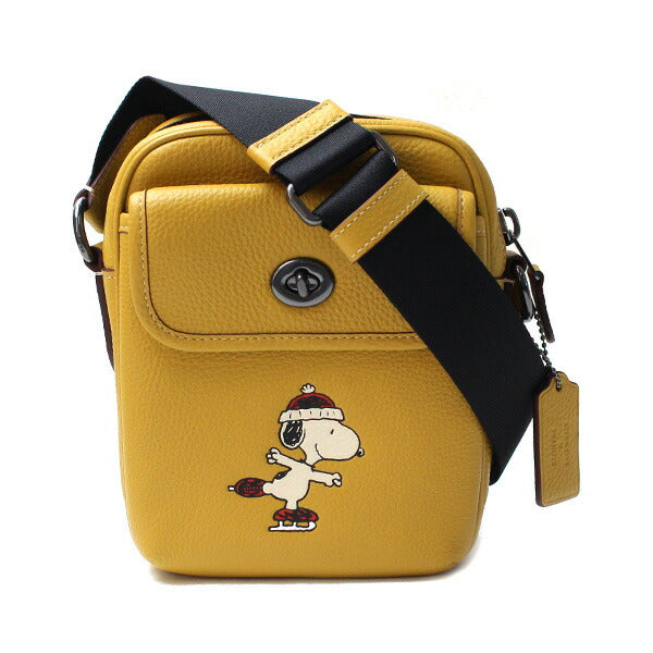 COACH コーチ PEANUTSコラボ ヘリテージ クロスボディ・スヌーピー モチーフ ボディバッグ CE613 QBRQD ユニセックス –  古恵良質店