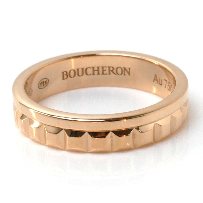 Boucheron ブシュロン K18PG ピンクゴールド キャトル ラディアント リング ハーフ リング・指輪 JAL00249 8号 48  3.8g レディース – 古恵良質店