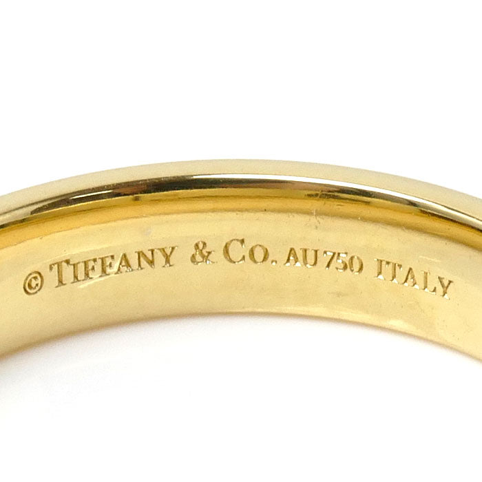 TIFFANY&Co. ティファニー K18YG イエローゴールド T TWOナロー ダイヤ リング・指輪 ダイヤモンド 19号 6.7g レディース【中古】【美品】