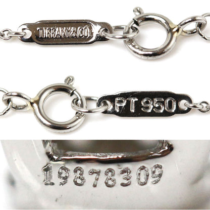 TIFFANY&Co. ティファニー Pt950プラチナ ソリティア ネックレス ダイヤモンド0.28ct 2.5g 45cm レディース【中古】【美品】