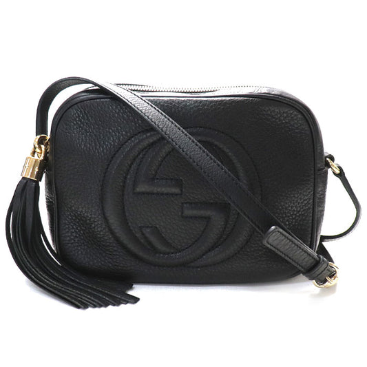 GUCCI グッチ ソーホー スモール ディスコ ショルダーバッグ ブラック 308364 レディース【中古】