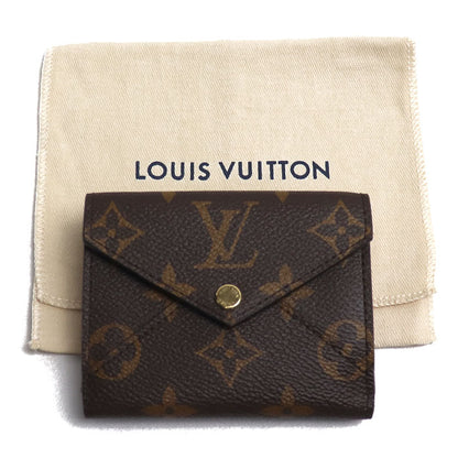 LOUIS VUITTON ルイ・ヴィトン ポルトフォイユセレスト 三つ折り財布 モノグラム ブラウン ローズバレリーヌ M81665 ICチップ レディース【中古】【美品】